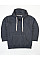 Charcoal Grey Melange Men's Superstar Zip-Through Hoodie