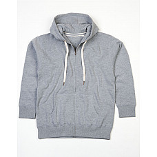 Heather Grey Melange Men's Superstar Zip-Through Hoodie