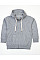 Heather Grey Melange Men's Superstar Zip-Through Hoodie