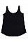 Black Women's Loose Fit Vest