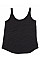 Charcoal Grey Melange Women's Loose Fit Vest