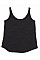 Charcoal Grey Melange Women's Loose Fit Vest