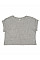 Heather Grey Melange Women's Crop Top T