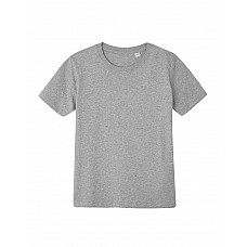 Heather Grey Melange Kid's Essential Organic T