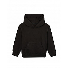 Black Kid's Essential Organic Hoodie