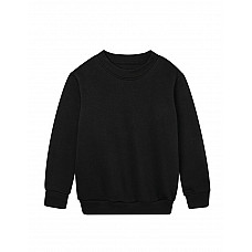 Black Kid's Essential Organic Sweatshirt