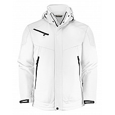 White Skeleton Softshell Jacket