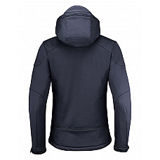 Navy Ladies Skeleton Softshell Jacket