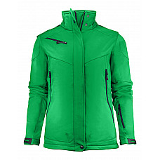 Fresh Green Ladies Skeleton Softshell Jacket