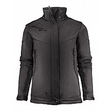 Black Ladies Skeleton Softshell Jacket