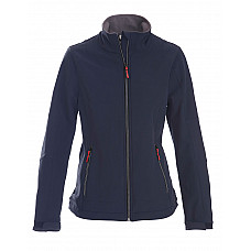 Navy Ladies Trial Softshell Jacket