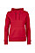 Red Ladies Fastpitch Hooded Sweatshirt