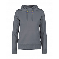 Steel Grey Ladies Fastpitch Hooded Sweatshirt