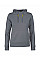 Steel Grey Ladies Fastpitch Hooded Sweatshirt