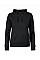 Black Ladies Fastpitch Hooded Sweatshirt