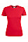 Red Ladies Heavy RSX T-Shirt