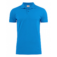 Ocean Blue Surf Stretch Polo