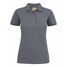 Steel Grey Ladies Surf Stretch Polo