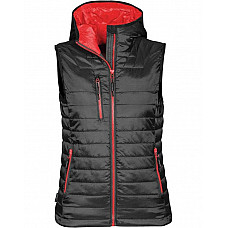 Black/True Red Women's Gravity Thermal Bodywarmer