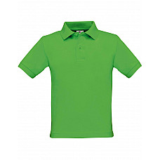 Real Green Kid's Safran Short Sleeve Regular Fit Polo