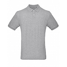 Heather Grey Inspire Polo/ Men_°