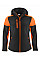 Black/Orange Ladies Softshell