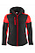 Black/Red Ladies Softshell