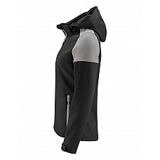 Black/Anthracite Ladies Softshell