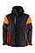 Black/Orange Padded Softshell