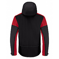 Black/Red Padded Softshell