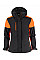 Black/Orange Ladies Padded Softshell