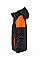 Black/Orange Ladies Padded Softshell