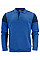 Cobalt/Navy Long Sleeve Polo Sweatshirt