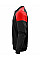 Black/Red Long Sleeve Polo Sweatshirt