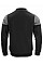 Black/Anthracite Long Sleeve Polo Sweatshirt