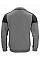 Anthracite/Black Long Sleeve Polo Sweatshirt