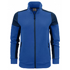 Cobalt/Navy Ladies Full Zip Sweatshirt