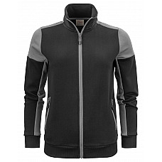 Black/Anthracite Ladies Full Zip Sweatshirt