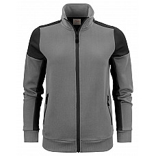 Anthracite/Black Ladies Full Zip Sweatshirt