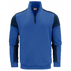 Cobalt/Navy Half Zip Sweatshirt