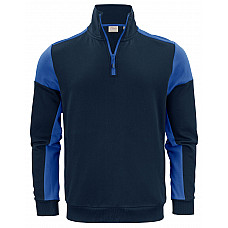 Navy/Cobalt Half Zip Sweatshirt