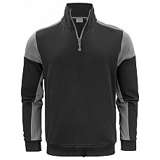 Black/Anthracite Half Zip Sweatshirt