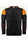 Black/Orange Crewneck Sweatshirt