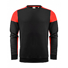 Black/Red Crewneck Sweatshirt