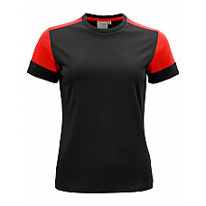 Black/Red Ladies T-Shirt