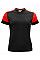 Black/Red Ladies T-Shirt