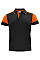 Black/Orange Polo Shirt