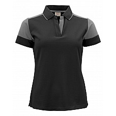 Black/Anthracite Ladies Polo Shirt