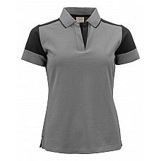 Anthracite/Black Ladies Polo Shirt