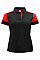 Black/Red Ladies Polo Shirt